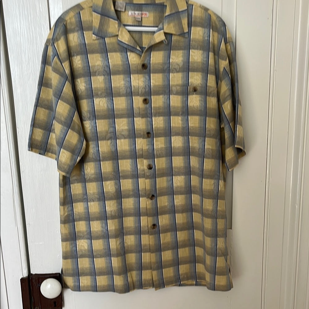 Men's Plaid Short Sleeve Shirt